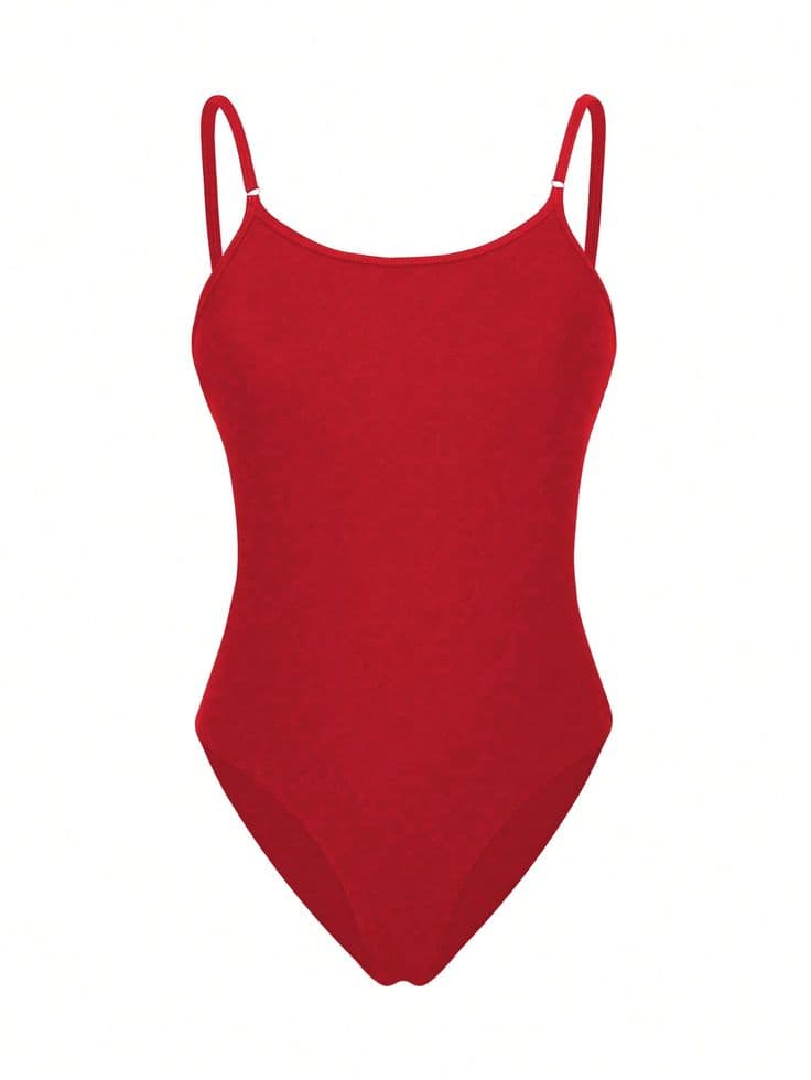 Боди красный