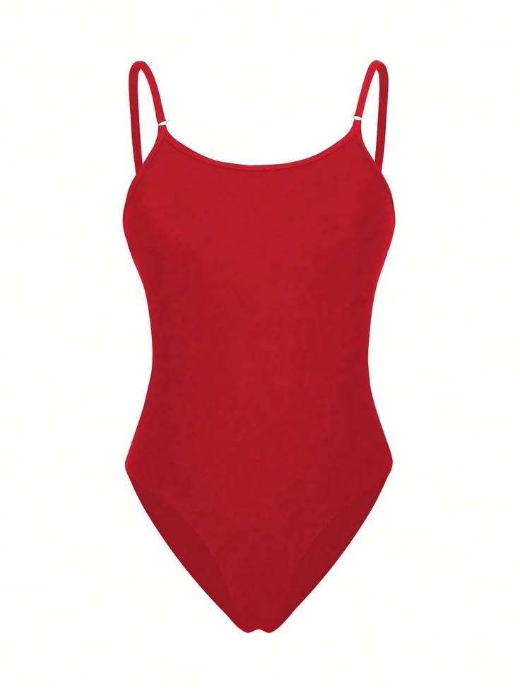 Боди красный