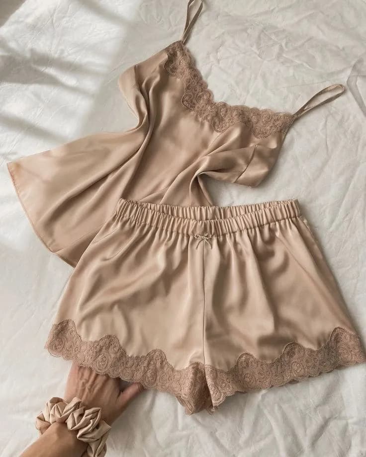 Шелковая пижама для сна