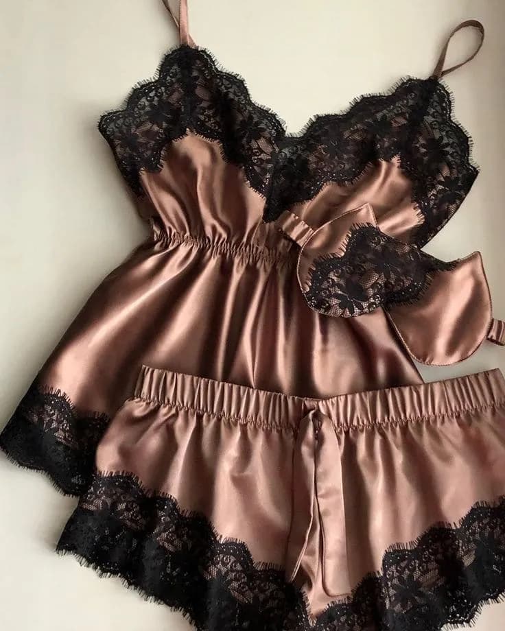 Шелковая пижама для сна